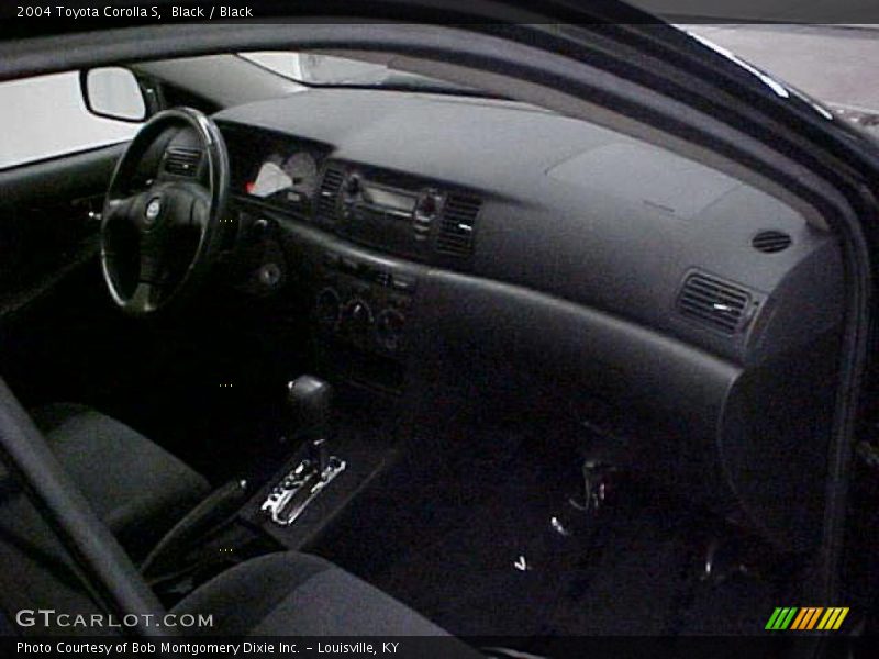 Black / Black 2004 Toyota Corolla S