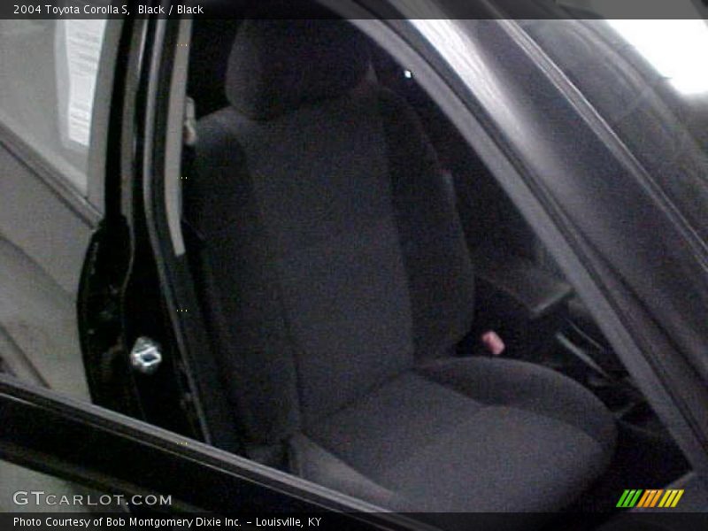 Black / Black 2004 Toyota Corolla S