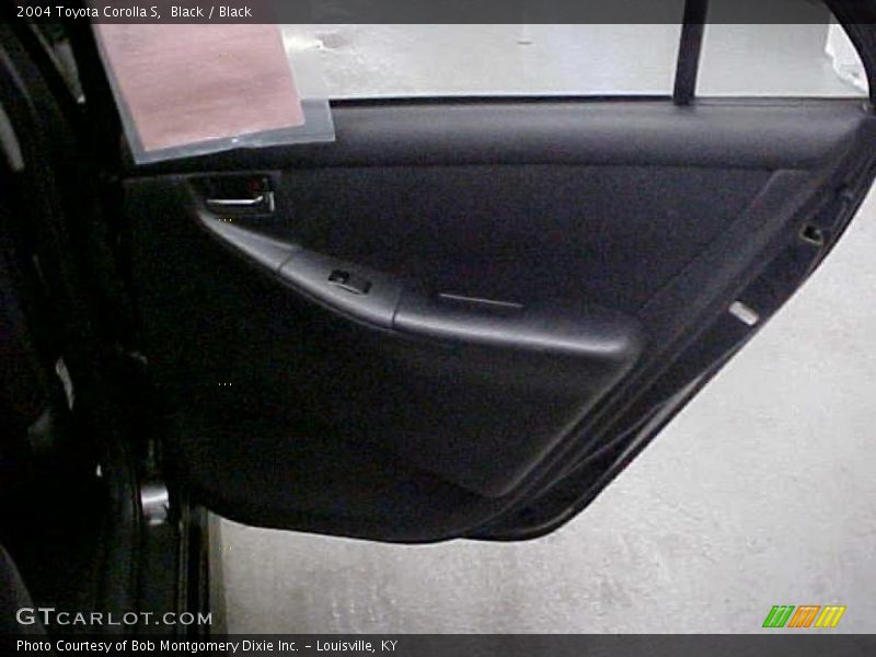 Black / Black 2004 Toyota Corolla S
