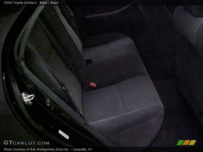 Black / Black 2004 Toyota Corolla S