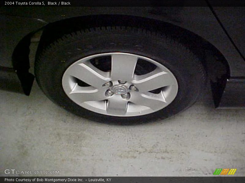 Black / Black 2004 Toyota Corolla S