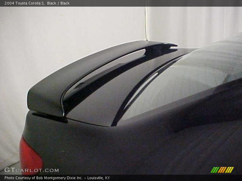 Black / Black 2004 Toyota Corolla S