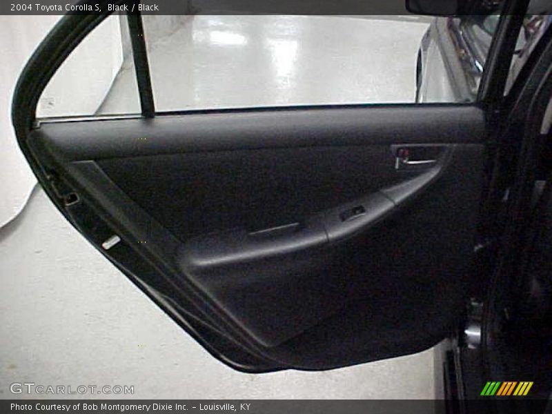 Black / Black 2004 Toyota Corolla S