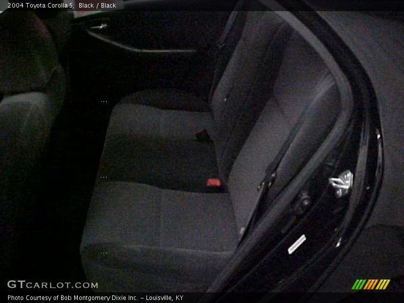 Black / Black 2004 Toyota Corolla S