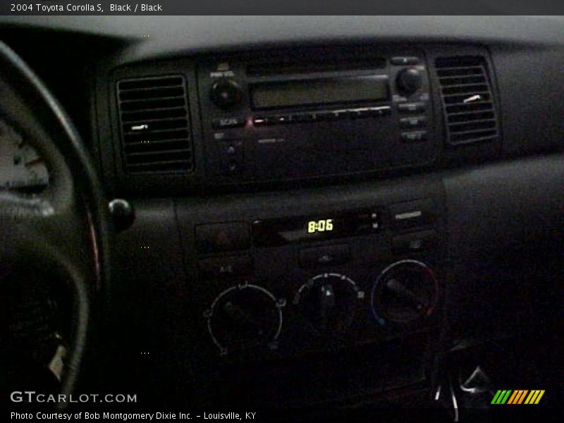 Black / Black 2004 Toyota Corolla S