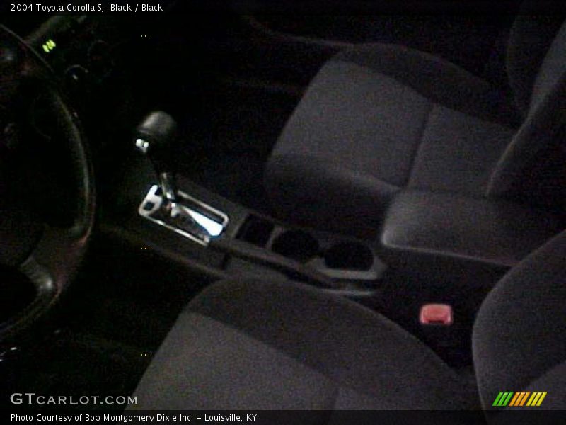 Black / Black 2004 Toyota Corolla S
