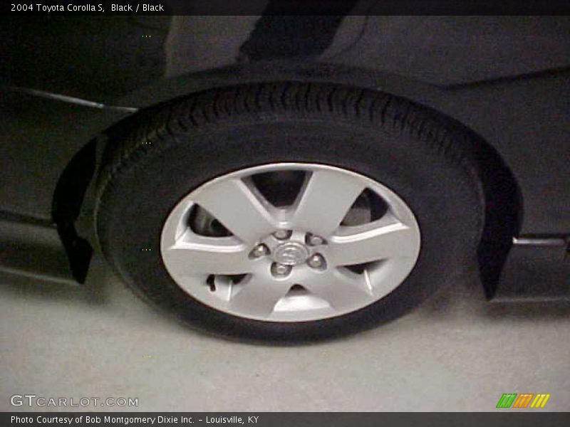 Black / Black 2004 Toyota Corolla S