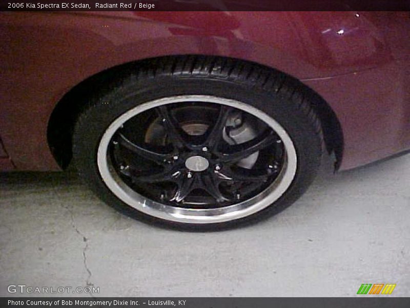 Radiant Red / Beige 2006 Kia Spectra EX Sedan