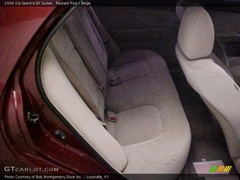 Radiant Red / Beige 2006 Kia Spectra EX Sedan