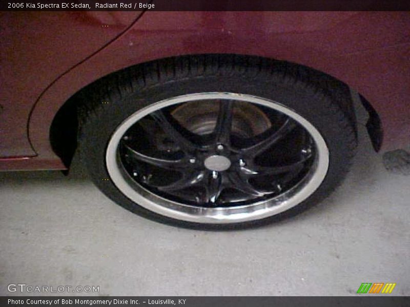 Radiant Red / Beige 2006 Kia Spectra EX Sedan