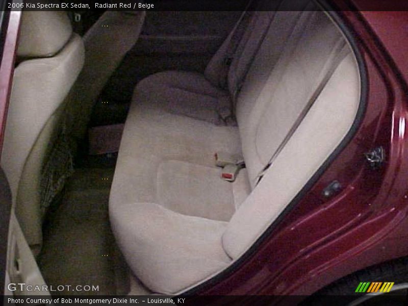 Radiant Red / Beige 2006 Kia Spectra EX Sedan