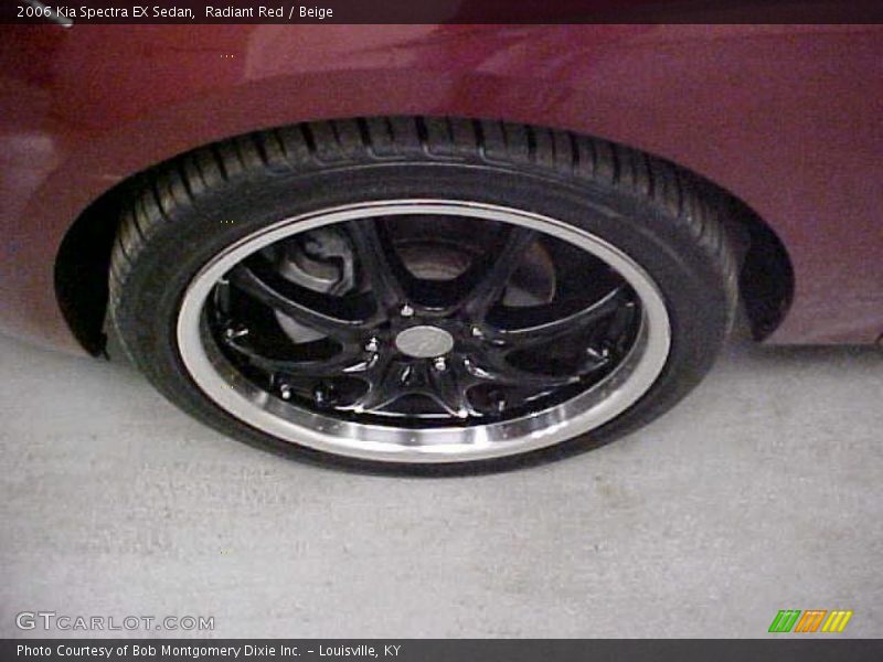 Radiant Red / Beige 2006 Kia Spectra EX Sedan