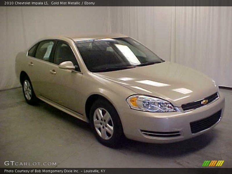 Gold Mist Metallic / Ebony 2010 Chevrolet Impala LS