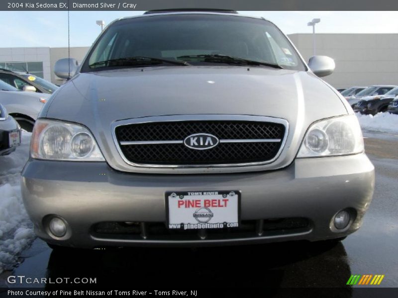 Diamond Silver / Gray 2004 Kia Sedona EX