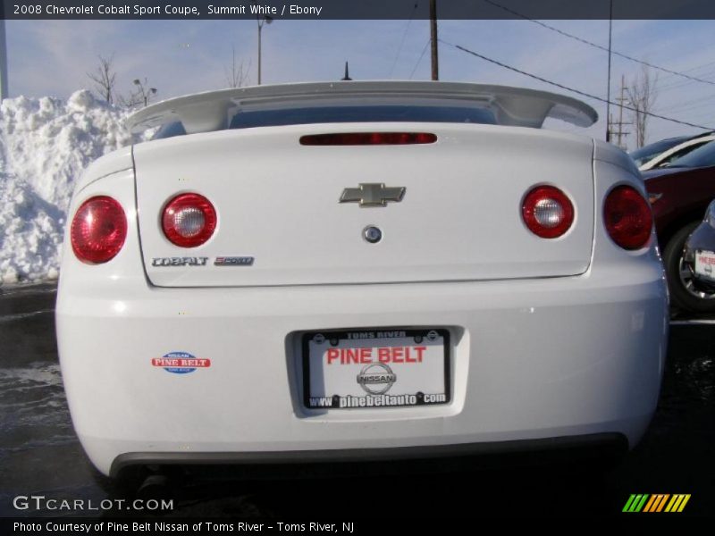 Summit White / Ebony 2008 Chevrolet Cobalt Sport Coupe