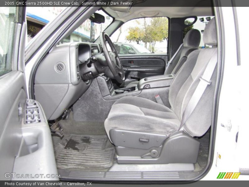  2005 Sierra 2500HD SLE Crew Cab Dark Pewter Interior