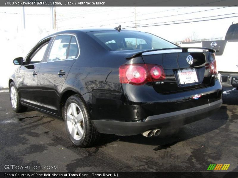 Black / Anthracite Black 2008 Volkswagen Jetta SE Sedan