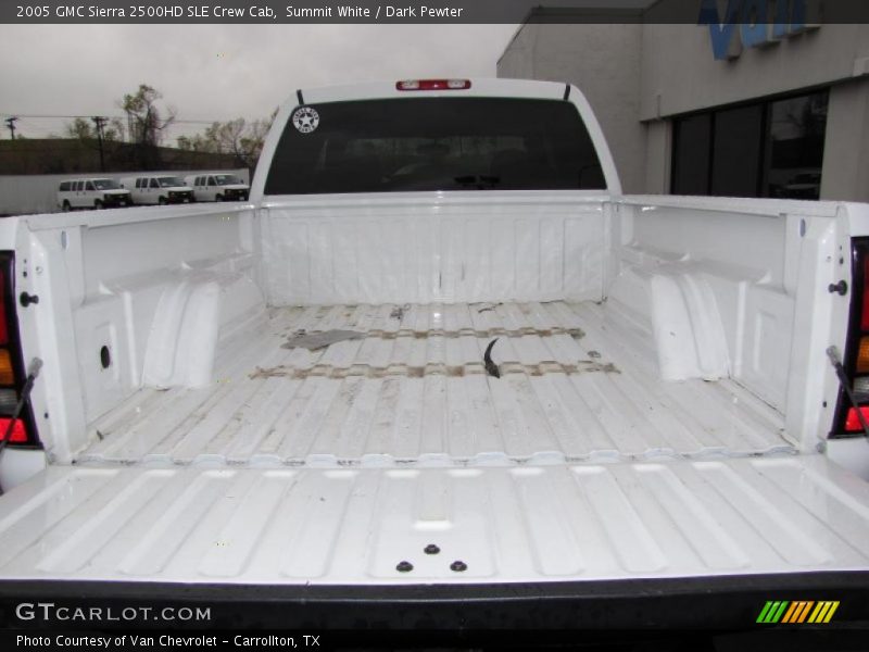 Summit White / Dark Pewter 2005 GMC Sierra 2500HD SLE Crew Cab