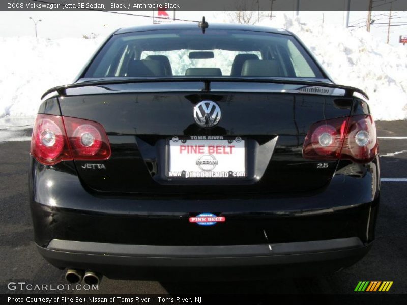 Black / Anthracite Black 2008 Volkswagen Jetta SE Sedan