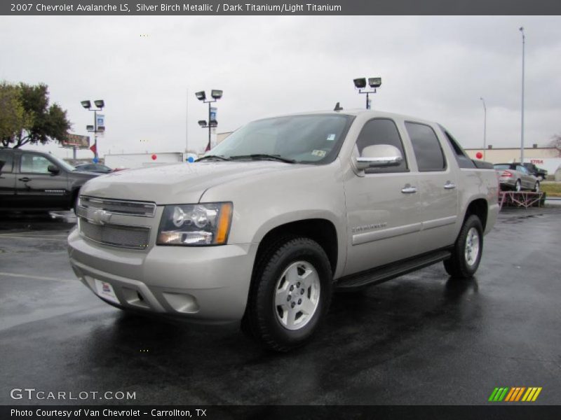Silver Birch Metallic / Dark Titanium/Light Titanium 2007 Chevrolet Avalanche LS