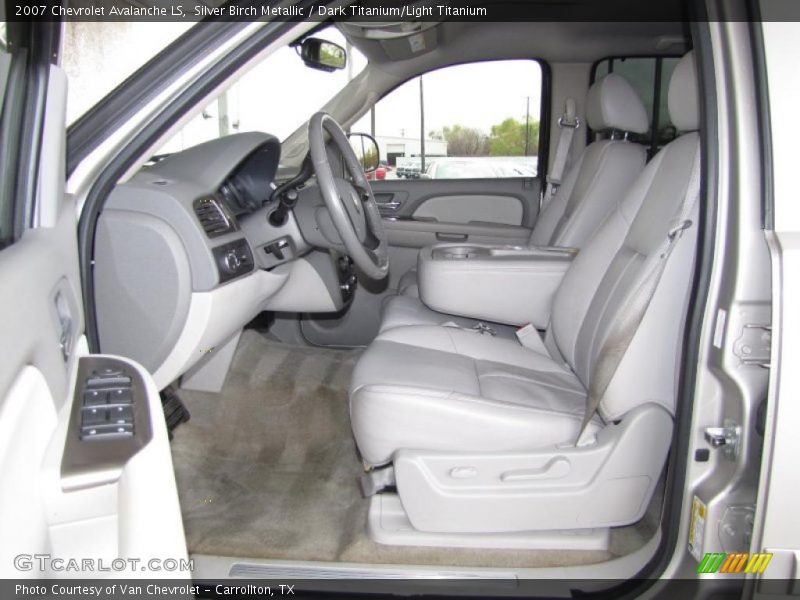 Silver Birch Metallic / Dark Titanium/Light Titanium 2007 Chevrolet Avalanche LS