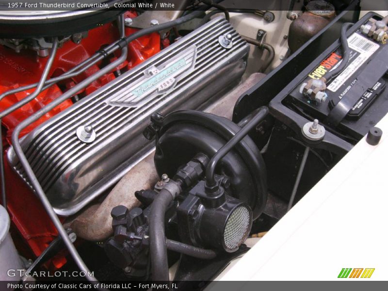 Colonial White / White 1957 Ford Thunderbird Convertible