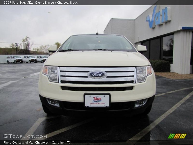 Creme Brulee / Charcoal Black 2007 Ford Edge SEL