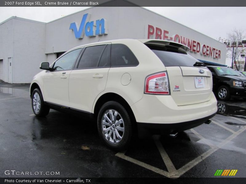 Creme Brulee / Charcoal Black 2007 Ford Edge SEL
