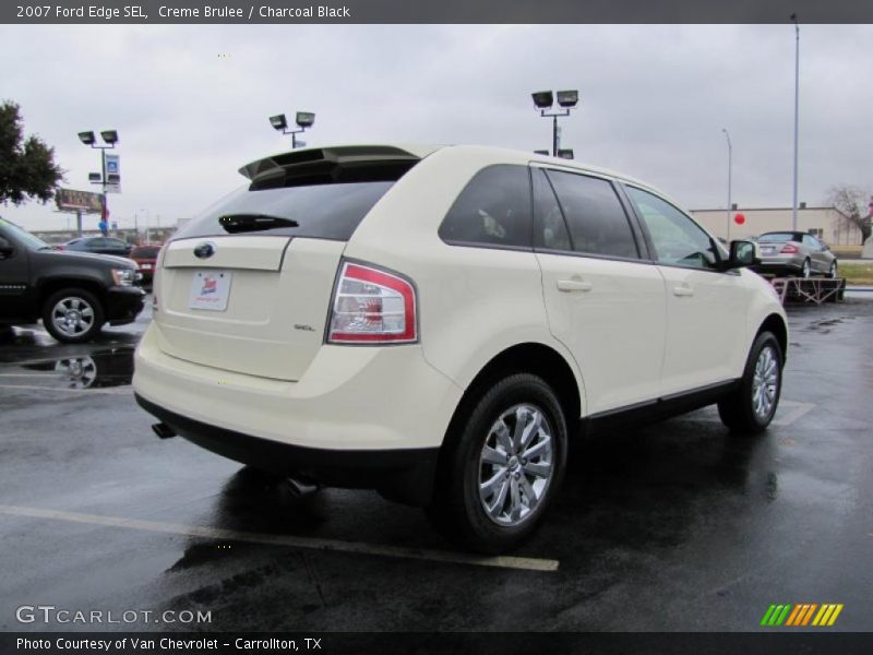 Creme Brulee / Charcoal Black 2007 Ford Edge SEL