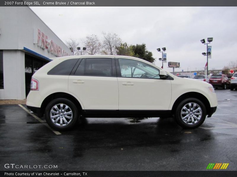 Creme Brulee / Charcoal Black 2007 Ford Edge SEL
