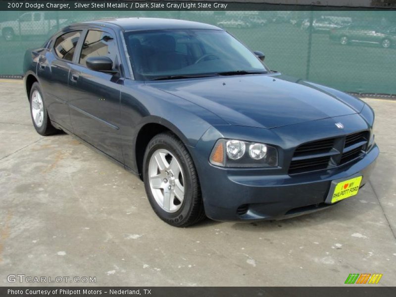 Silver Steel Metallic / Dark Slate Gray/Light Slate Gray 2007 Dodge Charger