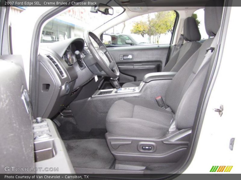 Creme Brulee / Charcoal Black 2007 Ford Edge SEL