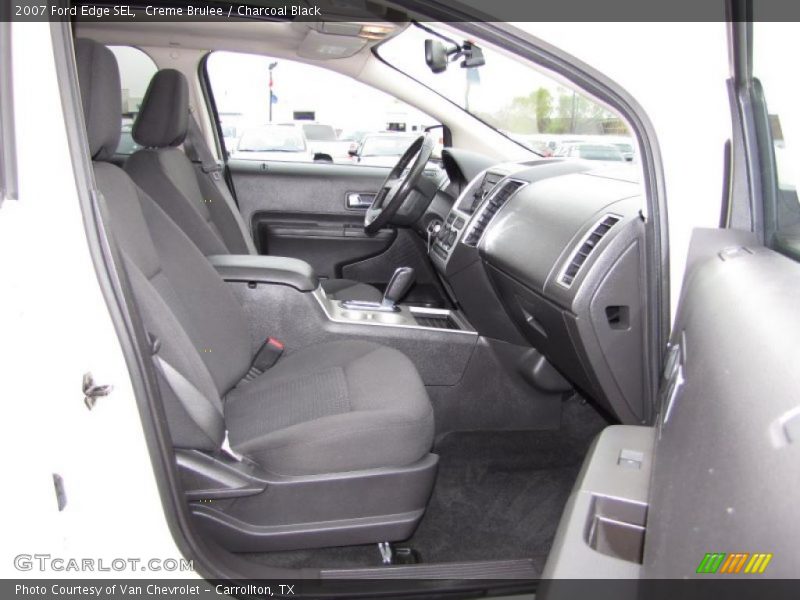 Creme Brulee / Charcoal Black 2007 Ford Edge SEL