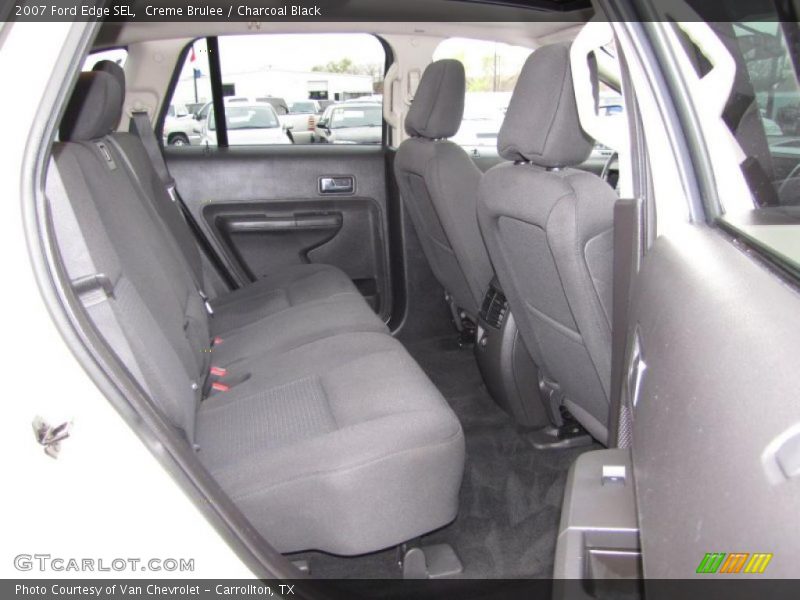 Creme Brulee / Charcoal Black 2007 Ford Edge SEL