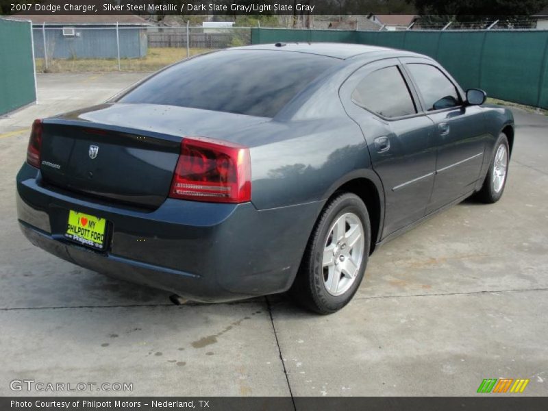 Silver Steel Metallic / Dark Slate Gray/Light Slate Gray 2007 Dodge Charger
