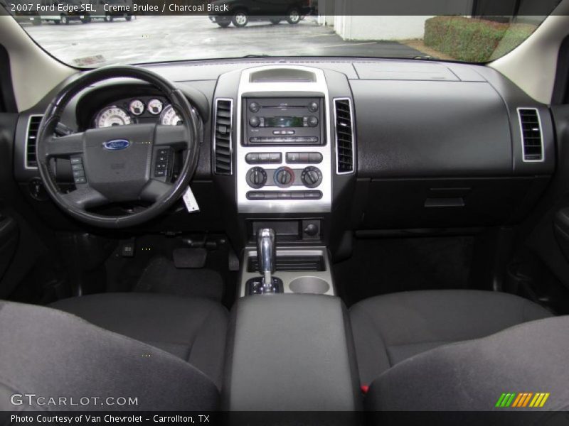 Creme Brulee / Charcoal Black 2007 Ford Edge SEL