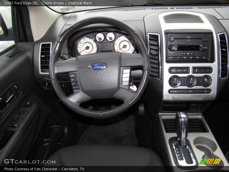 Creme Brulee / Charcoal Black 2007 Ford Edge SEL