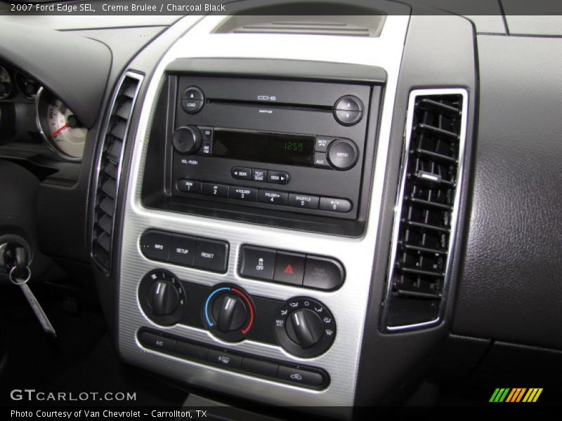 Creme Brulee / Charcoal Black 2007 Ford Edge SEL
