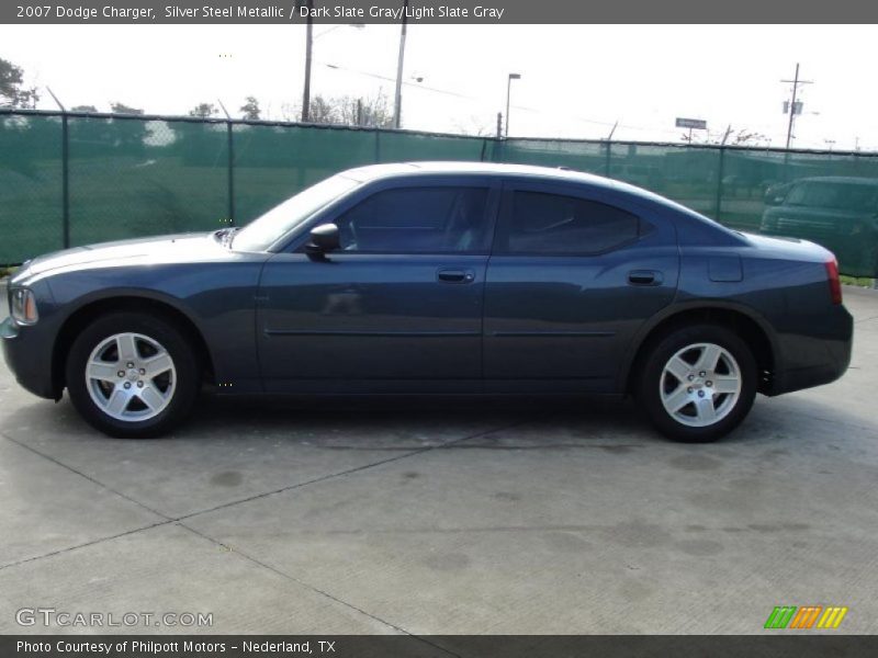 Silver Steel Metallic / Dark Slate Gray/Light Slate Gray 2007 Dodge Charger
