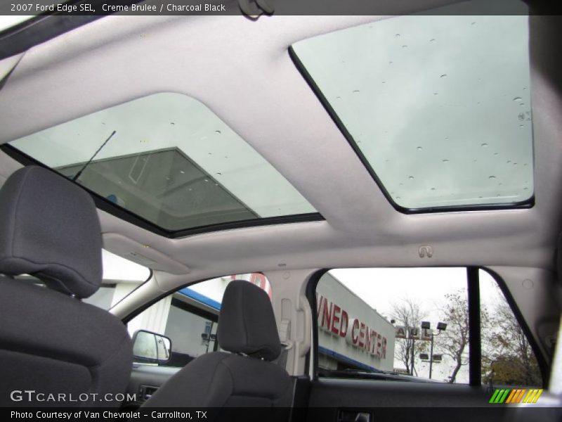 Creme Brulee / Charcoal Black 2007 Ford Edge SEL
