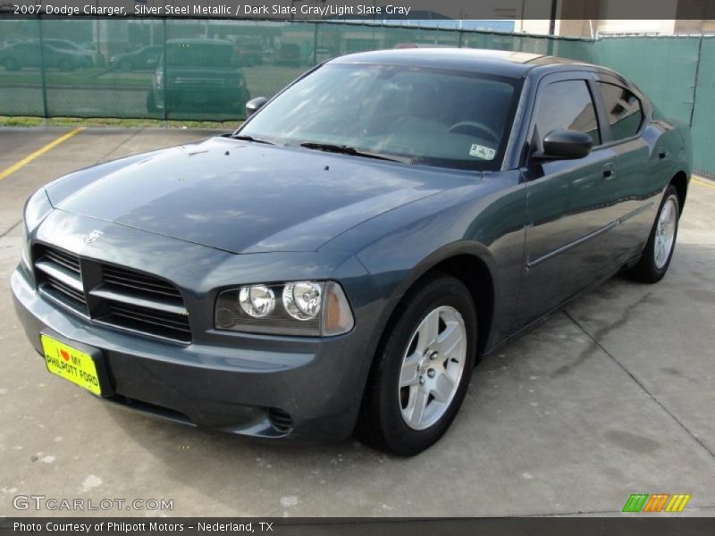 Silver Steel Metallic / Dark Slate Gray/Light Slate Gray 2007 Dodge Charger