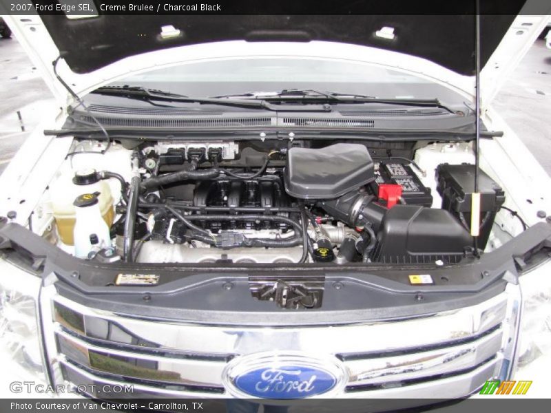 Creme Brulee / Charcoal Black 2007 Ford Edge SEL