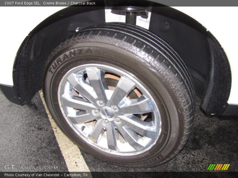 Creme Brulee / Charcoal Black 2007 Ford Edge SEL