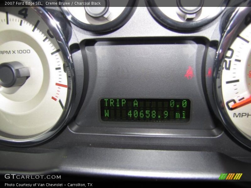 Creme Brulee / Charcoal Black 2007 Ford Edge SEL