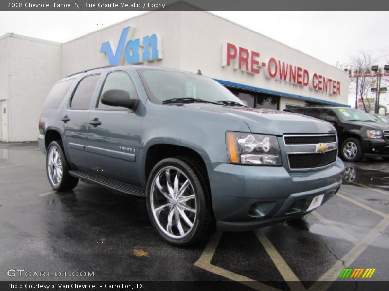Blue Granite Metallic / Ebony 2008 Chevrolet Tahoe LS