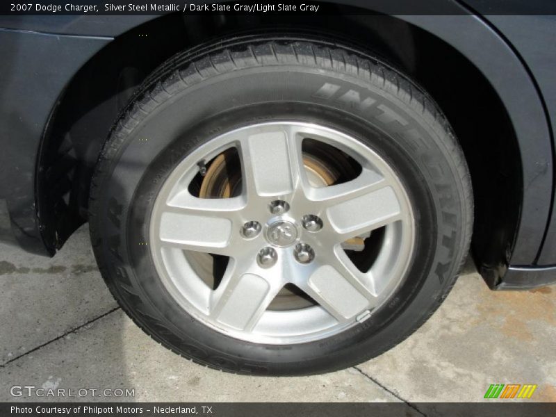 Silver Steel Metallic / Dark Slate Gray/Light Slate Gray 2007 Dodge Charger