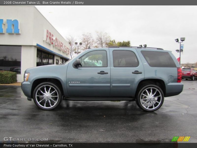 Blue Granite Metallic / Ebony 2008 Chevrolet Tahoe LS