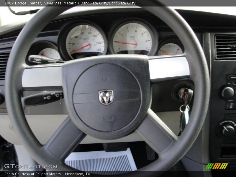 Silver Steel Metallic / Dark Slate Gray/Light Slate Gray 2007 Dodge Charger