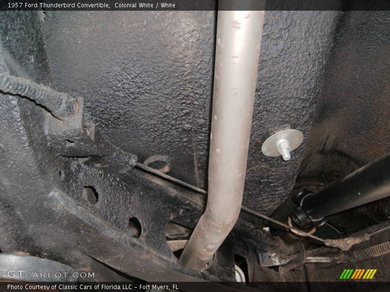 Colonial White / White 1957 Ford Thunderbird Convertible