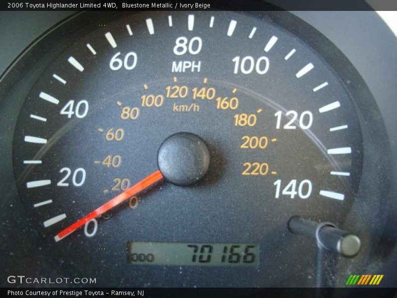 Bluestone Metallic / Ivory Beige 2006 Toyota Highlander Limited 4WD